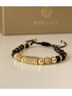Bratara dama model deosebit cu margele negre si forme cu pietricele stralucitoare