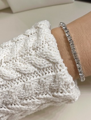 Bratara dama elastica cu pietricele stralucitoare