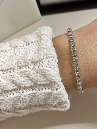 Bratara dama elastica cu pietricele stralucitoare