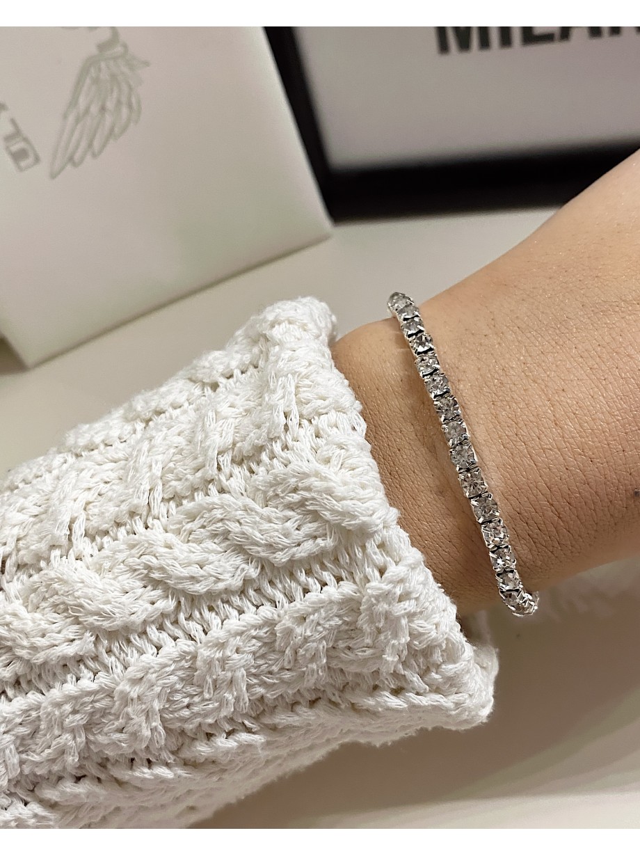 Bratara dama elastica cu pietricele stralucitoare