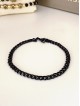 Bratara dama model deosebit neagra cu zale