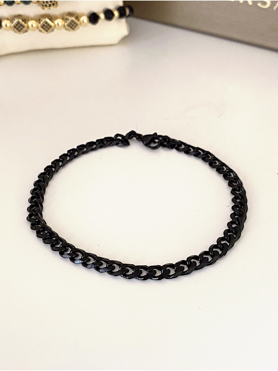 Bratara dama model deosebit neagra cu zale