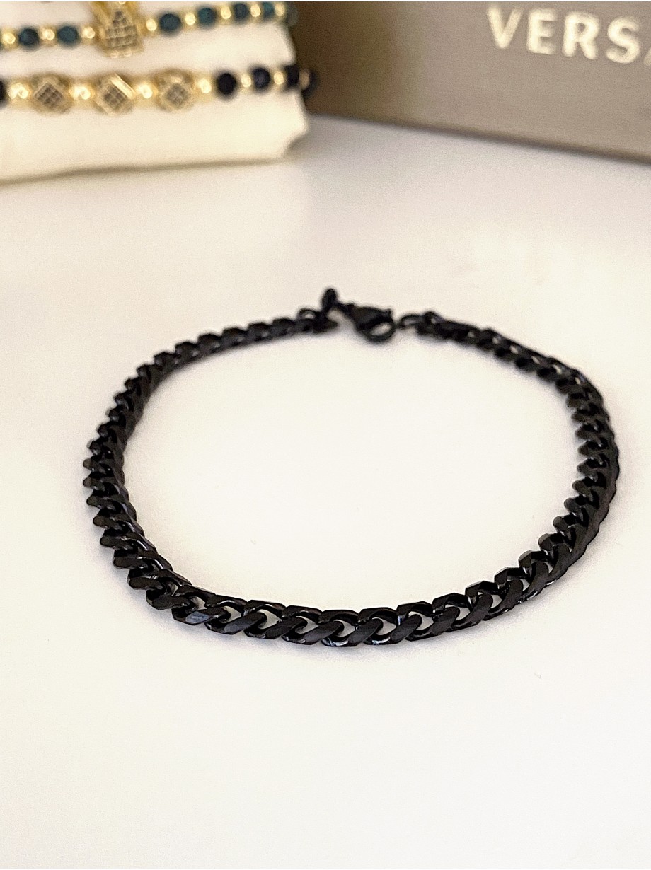 Bratara dama model deosebit neagra cu zale