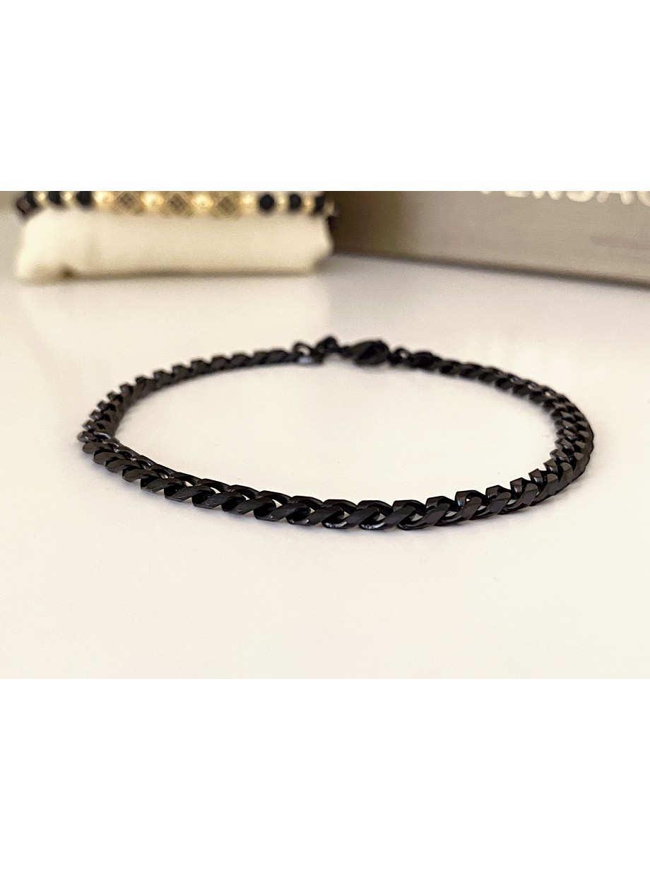 Bratara dama model deosebit neagra cu zale