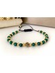 Bratara dama model deosebit cu piatra semipretioasa Malachit si design special biluta