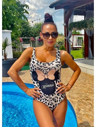 Body dama ieftin bumbac alb cu imprimeu Mm Print