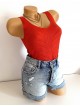 Maieu dama rosu din tricot subtire casual-elegant Maieu dama rosu din tricot subtire casual-elegant