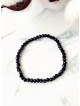 Bratara dama elastica cu margele negre