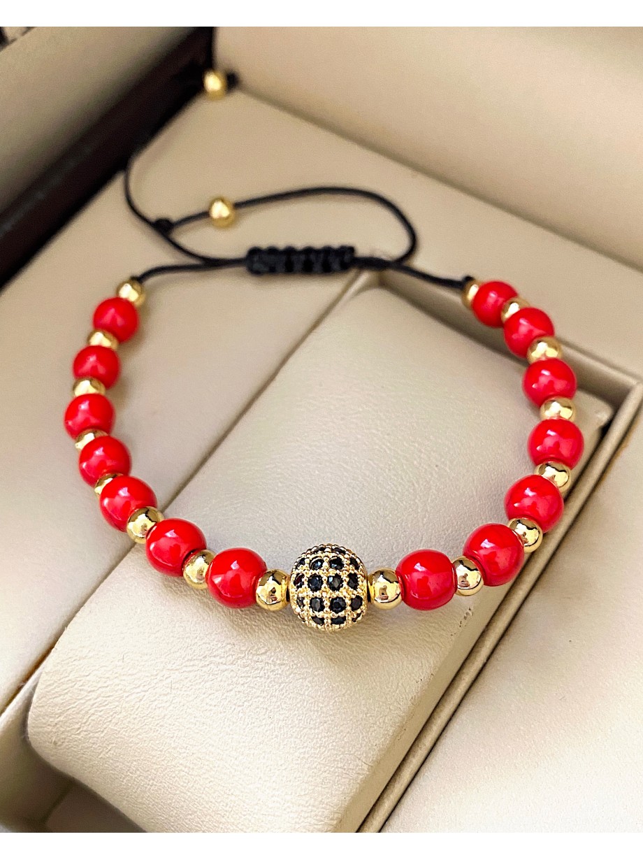 Bratara dama model deosebit cu piatra semipretioasa Howlit si design special biluta