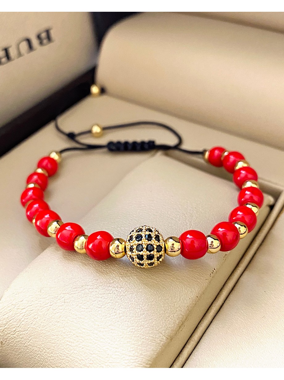 Bratara dama model deosebit cu piatra semipretioasa Howlit si design special biluta