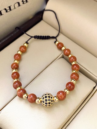 Bratara dama model deosebit cu piatra semipretioasa Piatra Soarelul si design special coroana