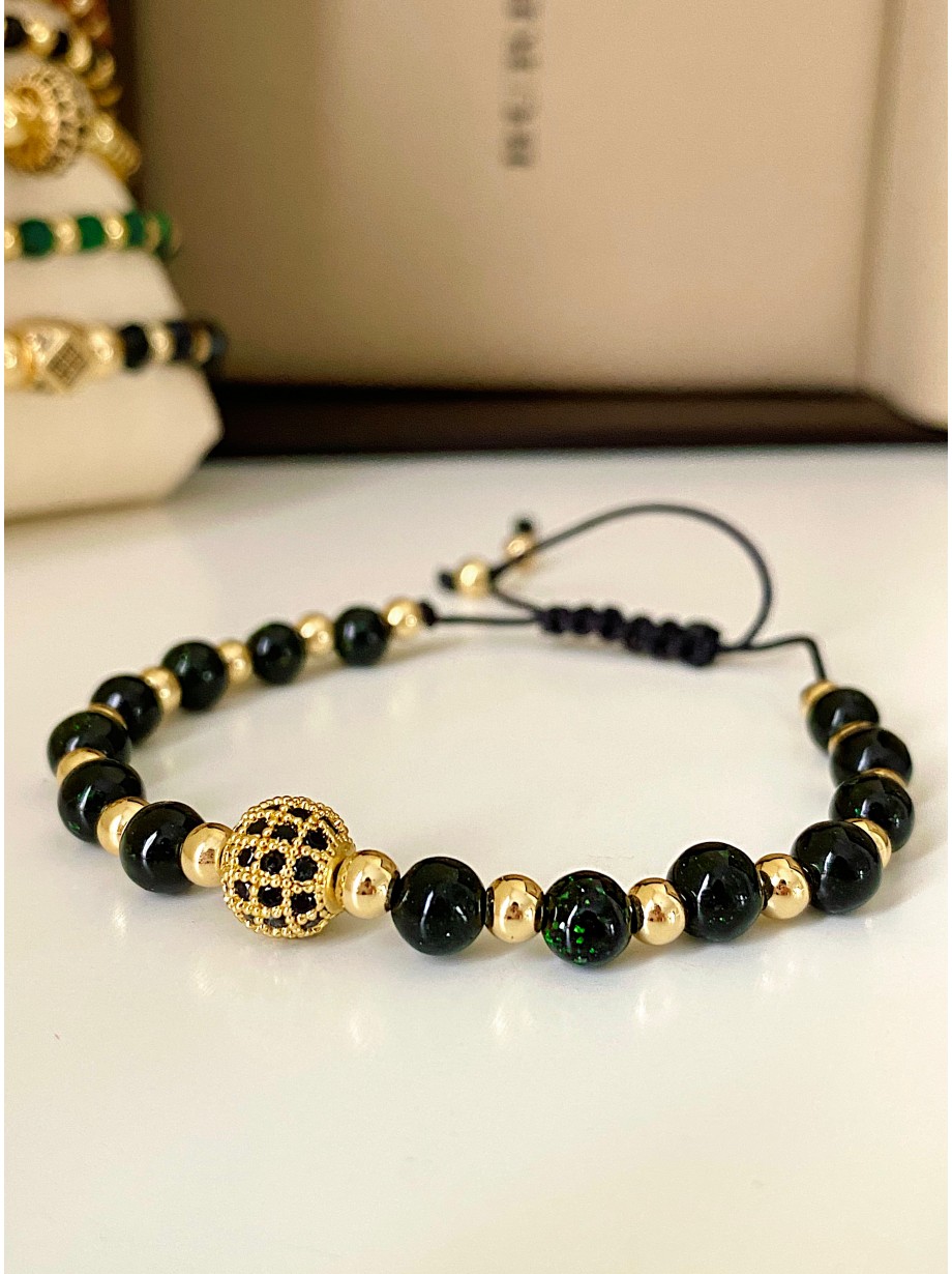 Bratara dama model deosebit cu piatra semipretioasa Piatra lunii si design special biluta