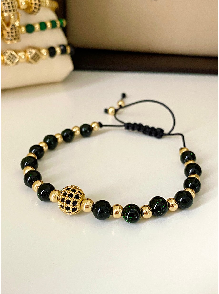 Bratara dama model deosebit cu piatra semipretioasa Piatra lunii si design special biluta