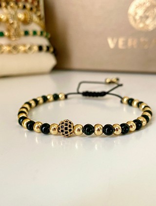 Bratara dama model deosebit cu piatra semipretioasa Piatra lunii si design special biluta