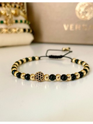 Bratara dama model deosebit cu piatra semipretioasa Piatra lunii si design special biluta