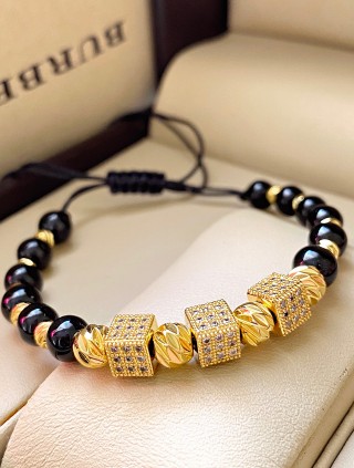 Bratara dama model deosebit cu piatra semipretioasa Piatra lunii si design special 2 patrate