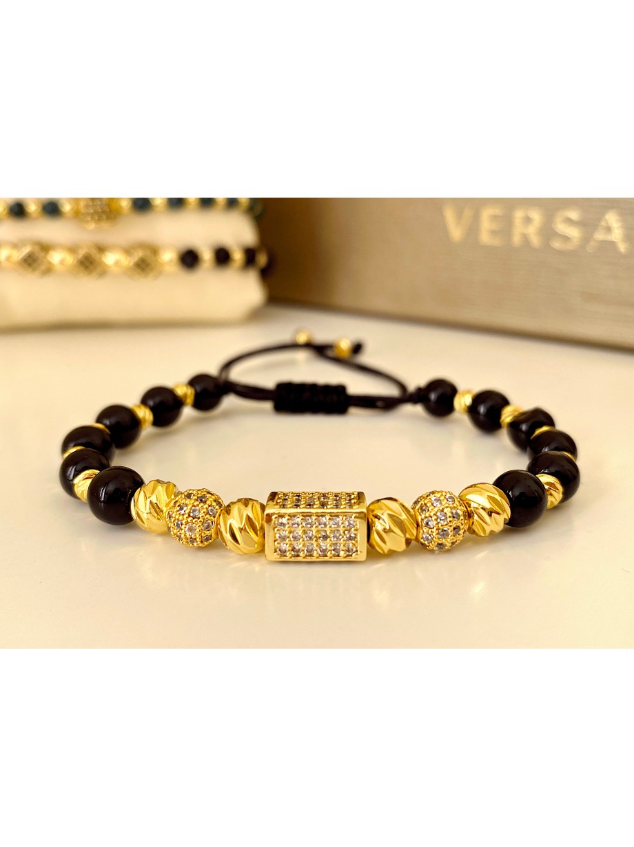 Bratara dama model deosebit cu piatra semipretioasa Piatra lunii si design special dreptunghi