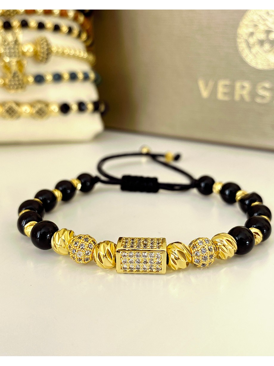 Bratara dama model deosebit cu piatra semipretioasa Piatra lunii si design special dreptunghi