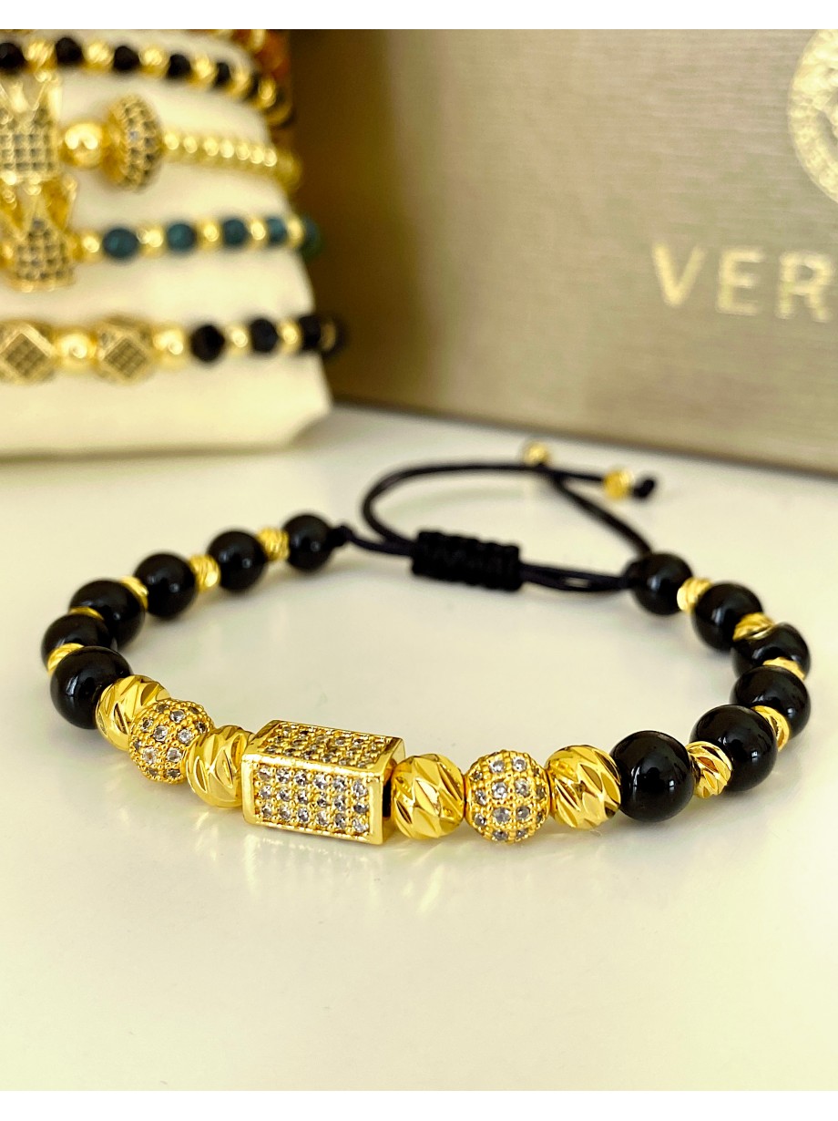 Bratara dama model deosebit cu piatra semipretioasa Piatra lunii si design special dreptunghi