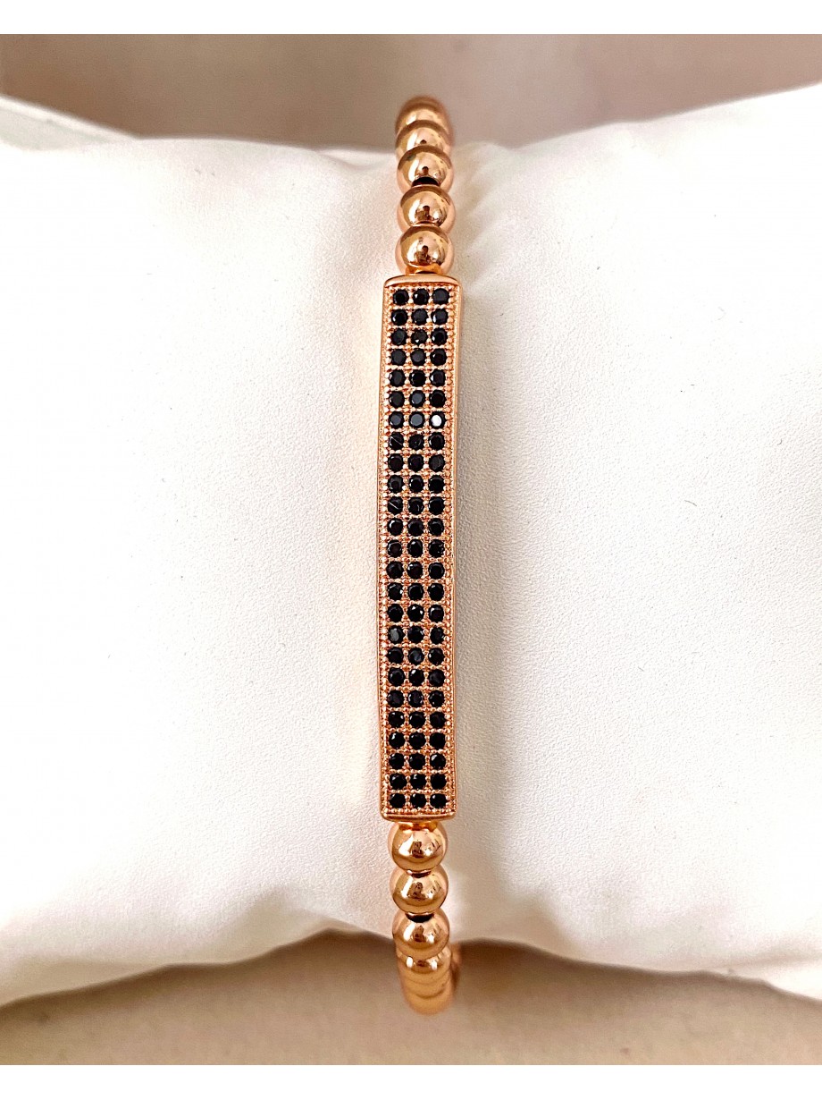 Bratara dama roze model deosebit cu banda stralucitoare