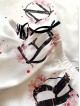 Pijama dama ieftina cu aspect satinat cu maieu si pantaloni scurti cu imprimeu LItere Fashion - Simplitate cu un Strop de Mister