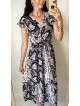 Rochie dama casual de vara confortabila cu imprimeu snake 
