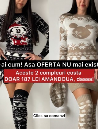 OFERTA aceasta va exista doar O DATA! Ambele Compleuri = 187 lei! Negru si bej